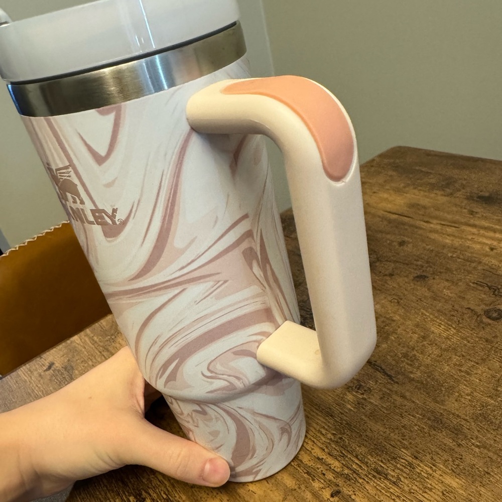 Rose Gold Quartz Authentic Stanley 30oz tumbler like new